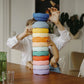 Stapelstenen Mini Regenboog - Pastel