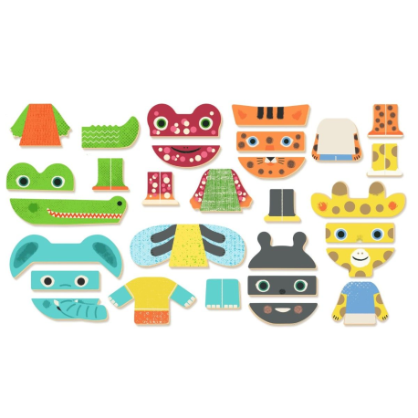 Magneetset Inzebox -  Dieren