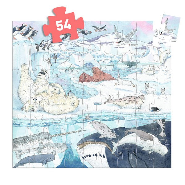 Puzzel - Zachte poolwereld 54 stukjes