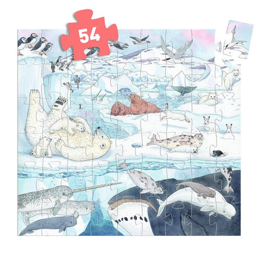 Puzzel - Zachte poolwereld 54 stukjes