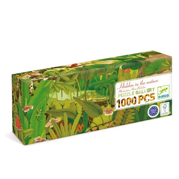 Galerijpuzzel - Verborgen in de natuur 1000 sukjes