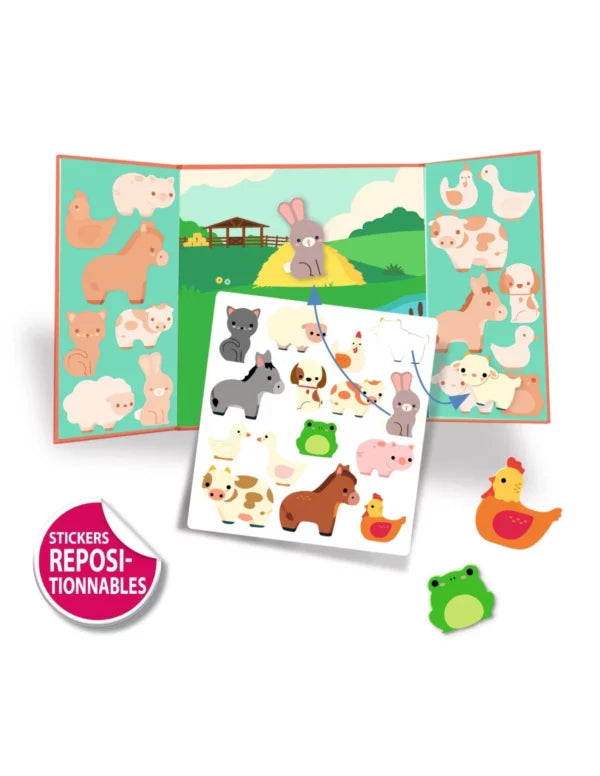Herbruikbare stickers - Boerderijdieren