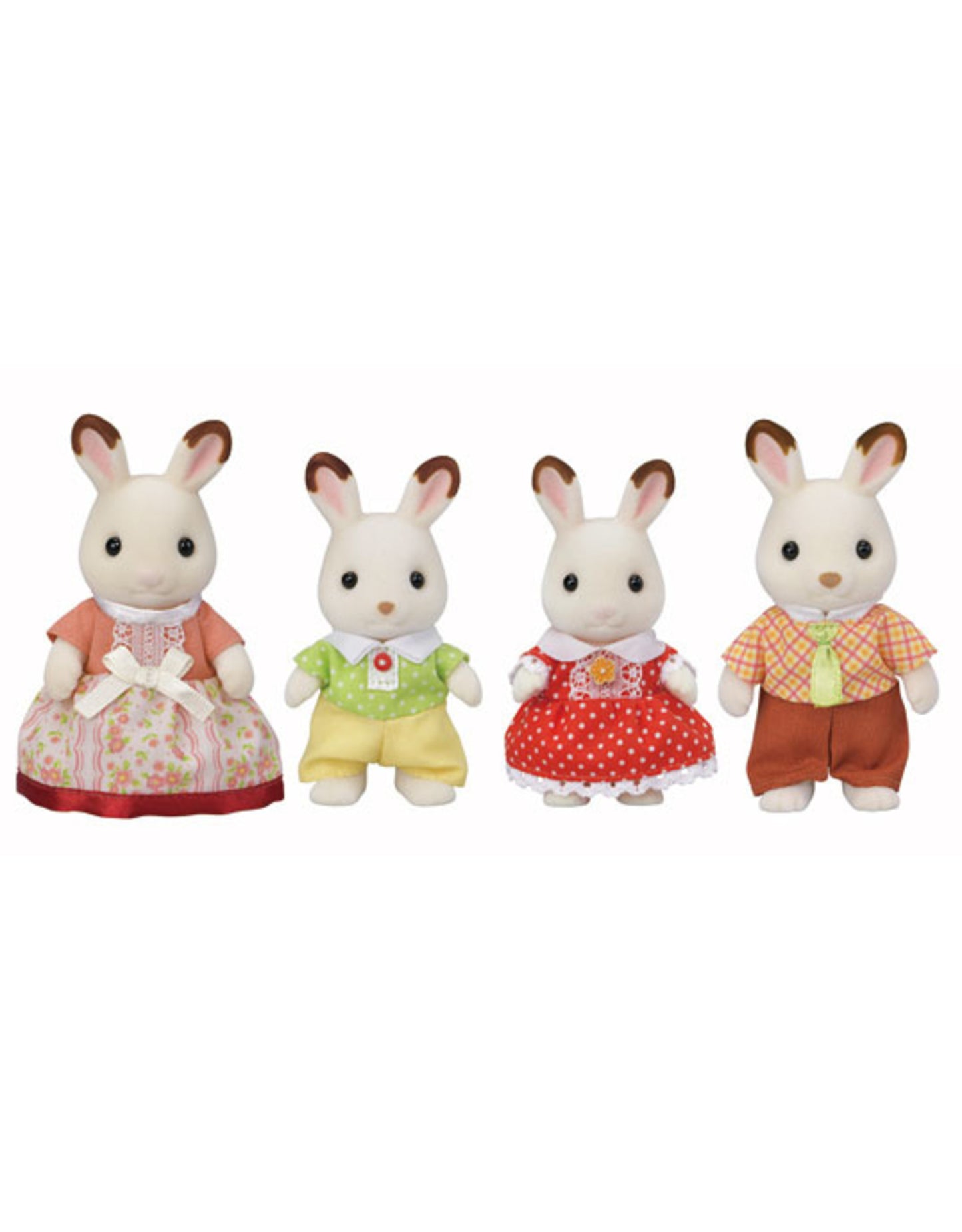 Familie chocoladekonijn