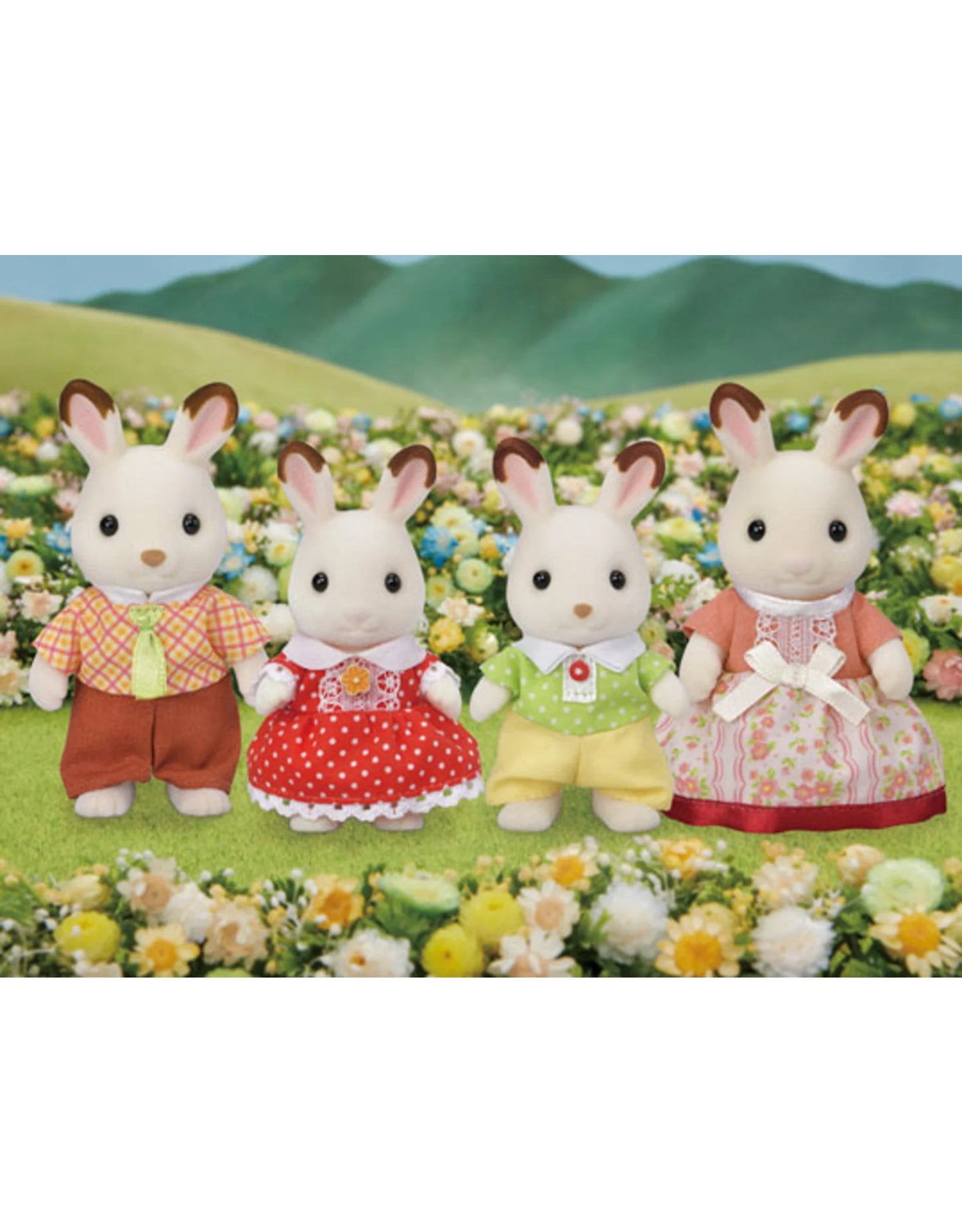 Familie chocoladekonijn