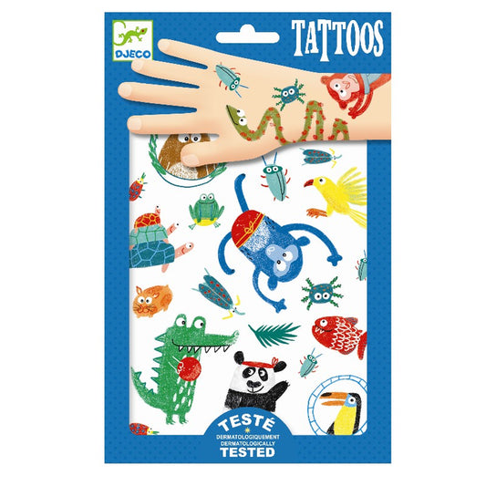 Tattoos van wilde dieren