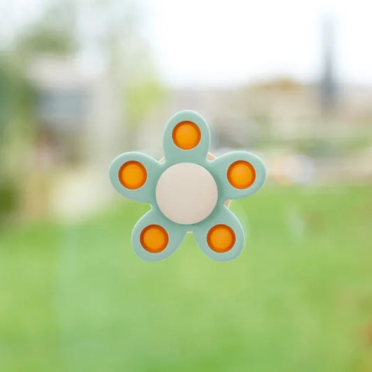 Zintuigspelletje Bloem / Spinner neutrale kleuren