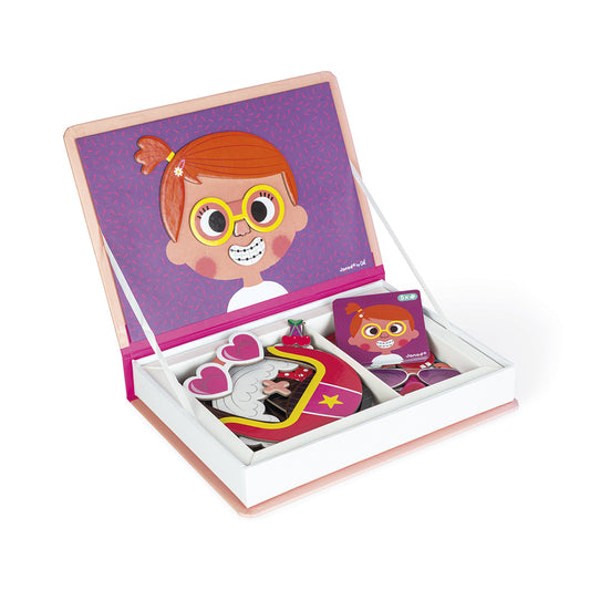Magneetboek - Gekke gezichten meisjes