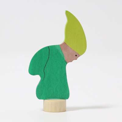Steekfiguur kabouter groen