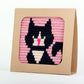 Borduurset - Zwarte Kat