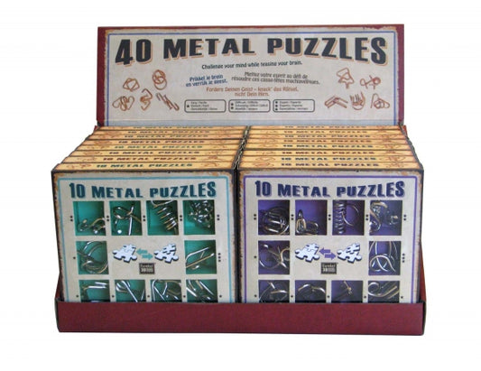 Metal puzzle set