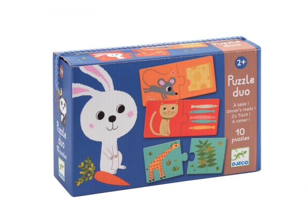 Puzzel duo - aan tafel