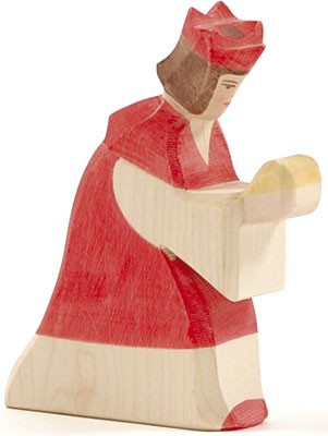 Kerstfiguren - Koning, rood