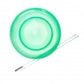 Jongleerbord soft groen, met handstok