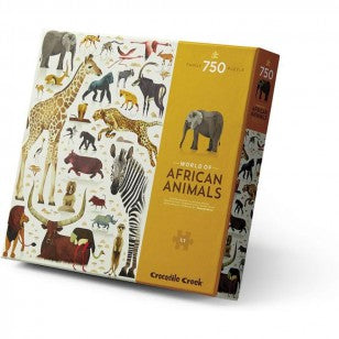 Puzzel 750 stukjes - African animals