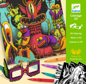 3 D kleuren - Funny freaks