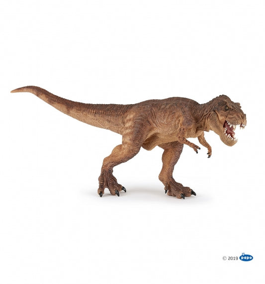 Tyrannosaurus Rex bruin lopend