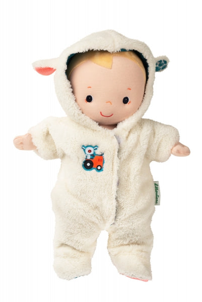 Poppenkleertjes - Yvon poppen - onesie schaap