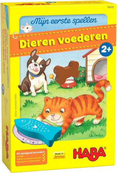 Spel - mijn eerste spellen - dieren voederen