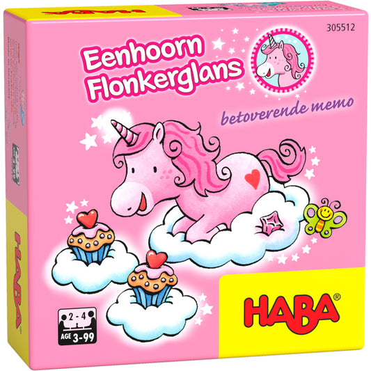 Supermini spel - eenhoorn Flonkerglans - betoverende memo