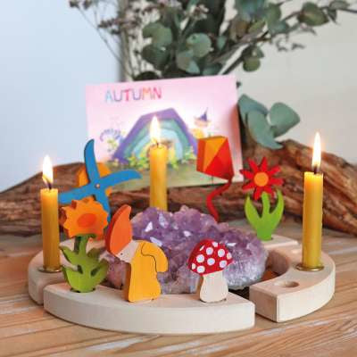 Steekfiguur kabouter geel