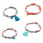 Armbandjes van papieren kralen - Pop & colourful