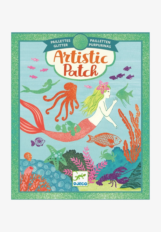 Artistic patch glitters - Oceaan