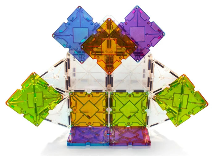 Magna-Tiles constructie - Clear colors free style set 40 onderdelen