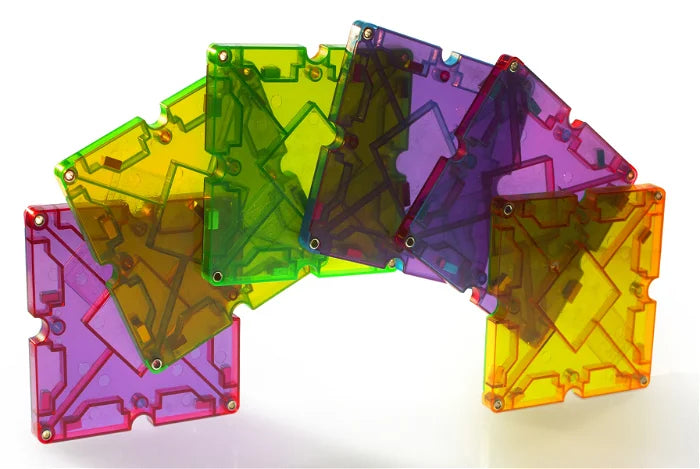 Magna-Tiles constructie - Clear colors free style set 40 onderdelen