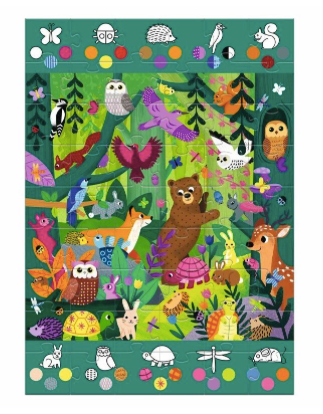 Reuzenpuzzel Bosdieren 54 stukjes