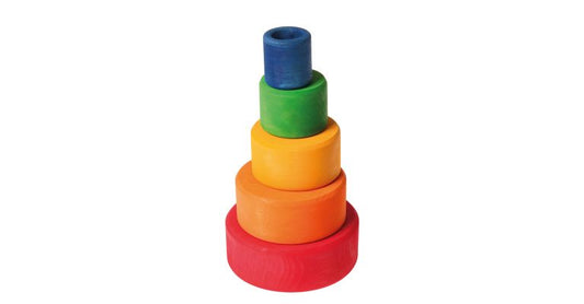 Stapelbakjes rood - 5 delig