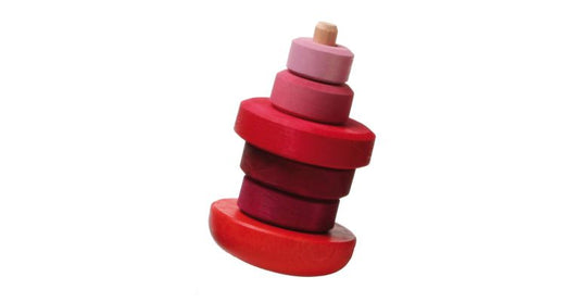 Wiebeltoren roze-rood